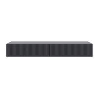 HÄNGE-SCHMINKTISCH Veldio schwarz 110 cm - Schwarz, Holzwerkstoff (110/16/40cm) - Selsey