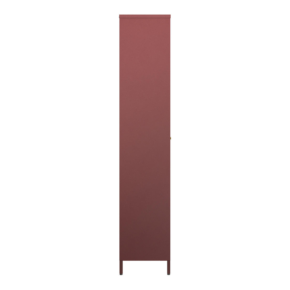 VITRINENSCHRANK Säkylä - Bordeaux, Glas/Metall (80/180/35cm) - [en.casa]