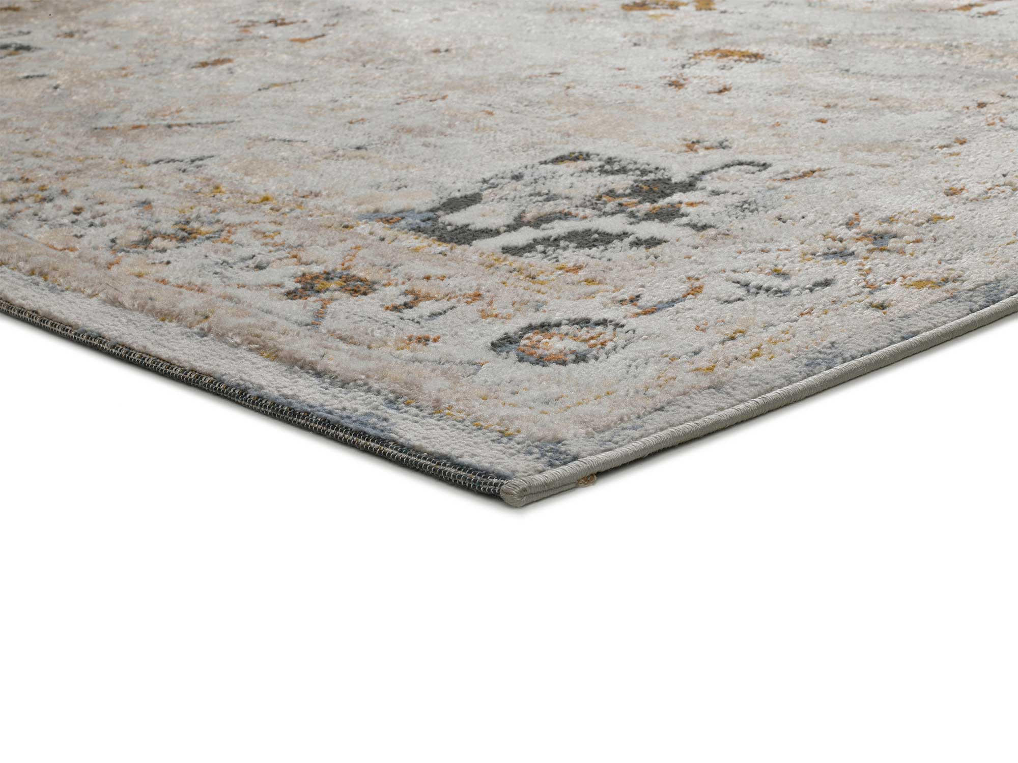 VINTAGE-TEPPICH Weiß Springs 115/170 cm - Multicolor/Weiß, Naturmaterialien/Textil (115/170cm) - Atticgo