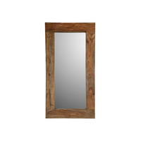 SPIEGEL Sheesham 115x3x60 grau geölt NATURE GREY #01 - Grau, Holz (115/60/3cm) - Massivmoebel24