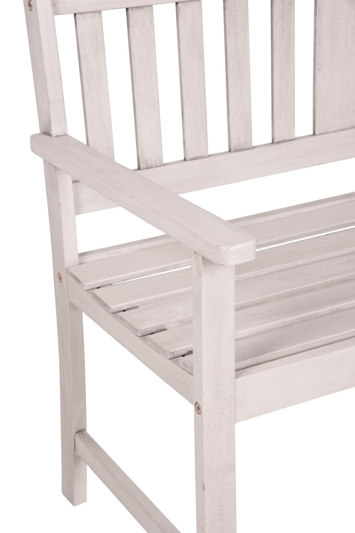 GARTENBANK Amanda 2-Sitzer Terrassenbank - Grau, Holz (56.5/86/110cm) - DELUKE