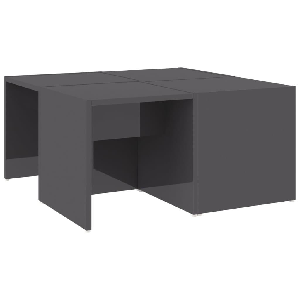 furnicato Couchtische Grau 66x33x66 cm