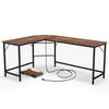 SCHREIBTISCH Braun Holzwerkstoff 125/50/74.5 cm - Braun, Holzwerkstoff (125/50/74.5cm) - Gemütlich Home