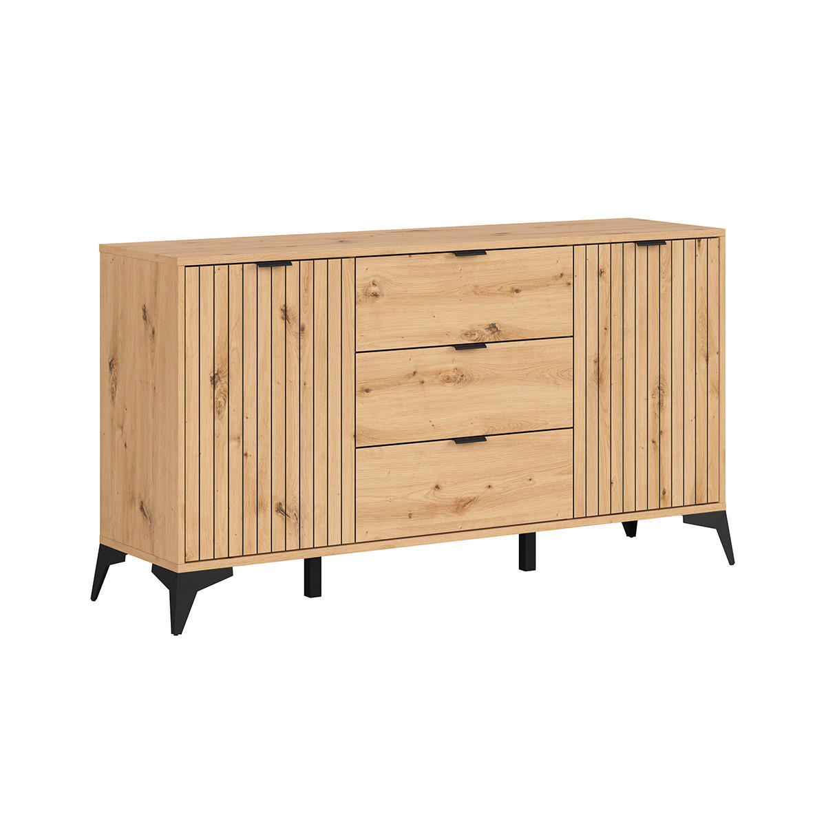 SIDEBOARD Mao Holz - Braun, Holzwerkstoff (150/83/41cm) - Petits-meubles