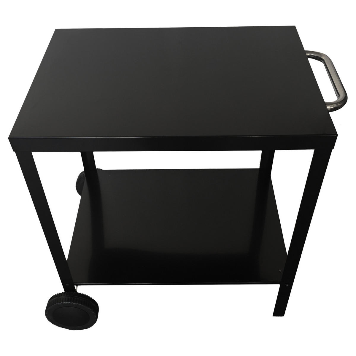 BEISTELLTISCH Portimao Schwarz - Schwarz, Metall (65/80/81cm) - Happy Garden