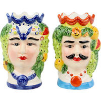 ÜBERTÖPFE Siziliana 2-tlg. - Multicolor, Keramik (8.5/13/7cm) - FURNARO