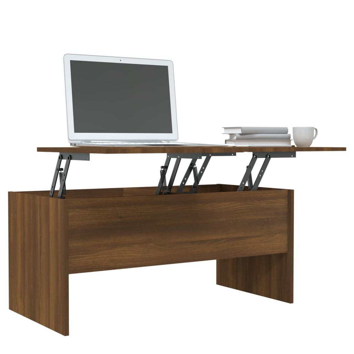 COUCHTISCH Braun Eichen-Optik 102x50,5x46,5 cm Holzwerkstoff - Braun, Holzwerkstoff (102/50.5/46.5cm) - furnicato