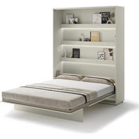 SCHRANKBETT BC-12 - 160x200cm Vertikal - Kaschmir mit Matratze - Kaschmir, Holzwerkstoff (160/200cm) - Meblini