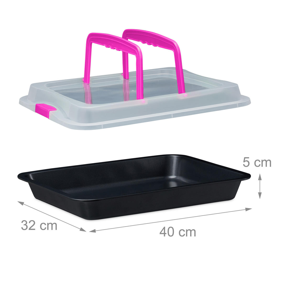 PLECH 3 v 1 - viacfarebná, kov/plast (40.5/8/32.5cm) - Relaxdays