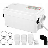 WC HEBEANLAGE Fäkalienpumpe Dusche Waschbecken ohne Zerkleinerer 250W - Weiß, Kunststoff (16/16/30cm) - TRIZERATOP