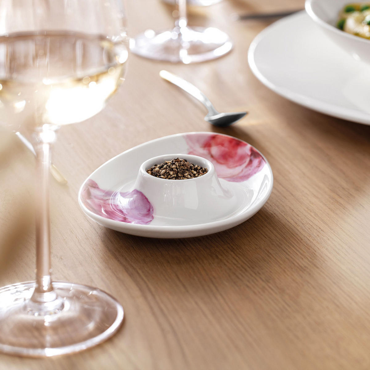 EIERBECHER Rose Garden bunt 4er Set - Multicolor, Keramik (11.3/2.9/15.3cm) - Villeroy & Boch
