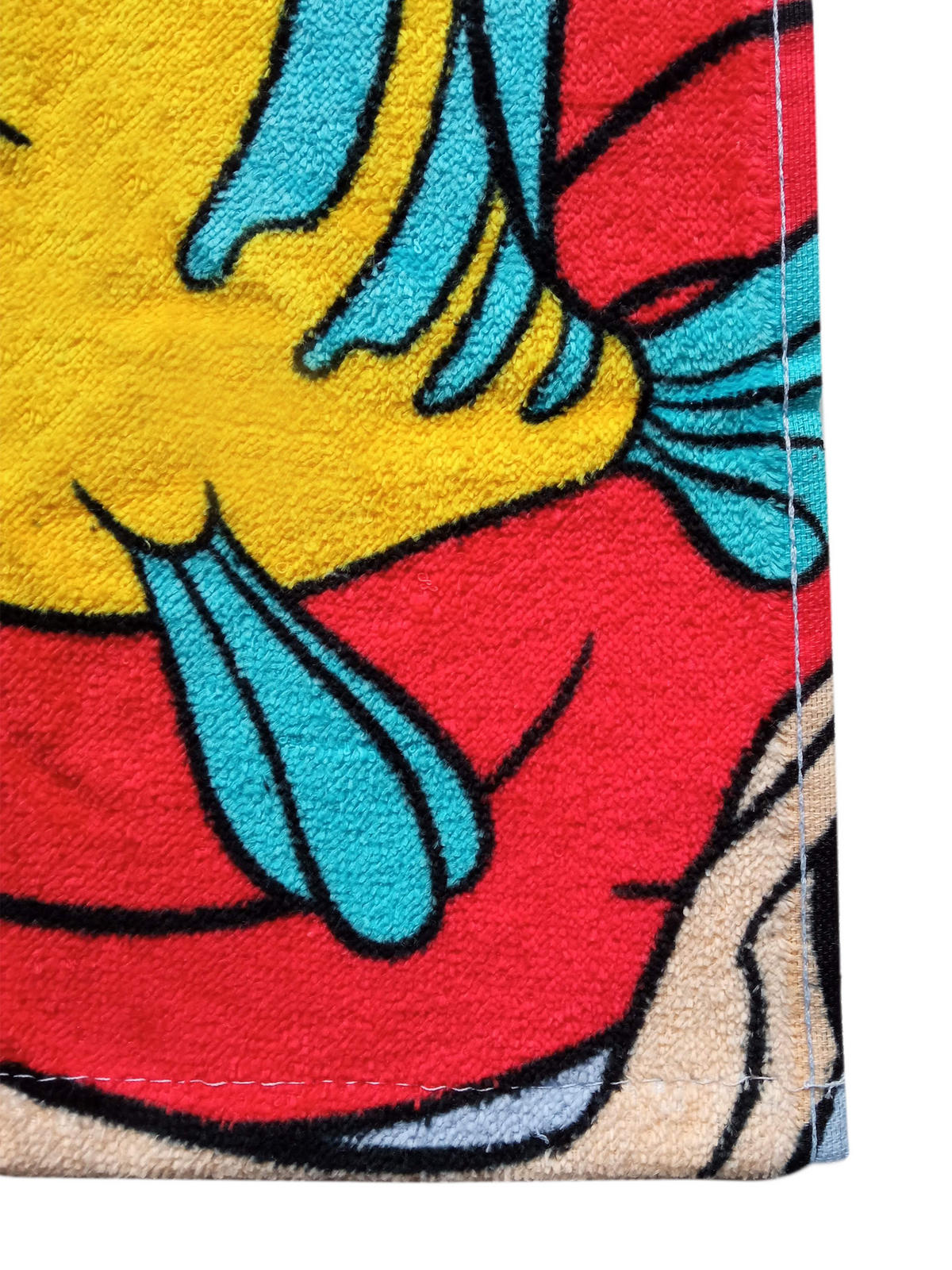 BADEPONCHO Disney Arielle Blau 50 x 100 cm - Blau, Textil (Einheitsgrößenull) - Disney