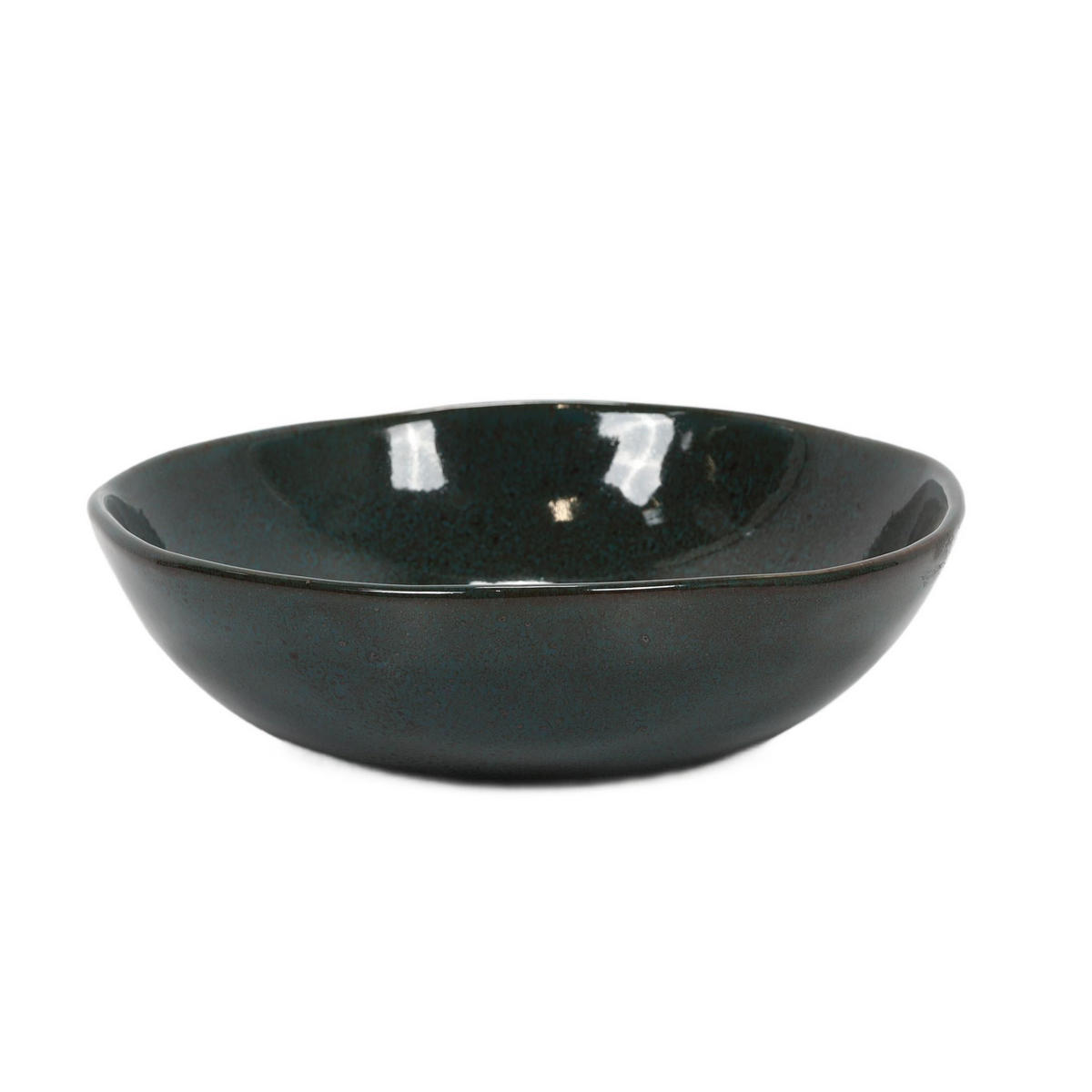SUPPENTELLER Jade Schwarz 18,7/18,7/5,2 cm - Schwarz, Keramik (19cm) - Secret de Gourmet