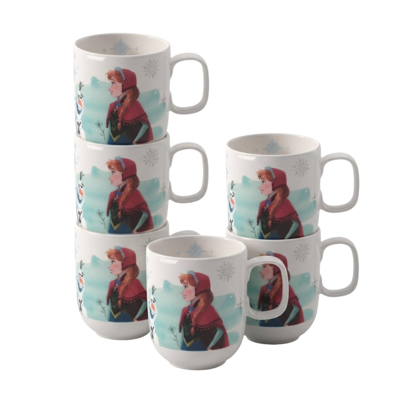 BECHER MIT HENKEL Disney Frozen bunt 280 ml 6er Set - Multicolor, Keramik (0.28L) - Villeroy & Boch
