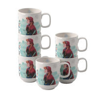 BECHER MIT HENKEL Disney Frozen bunt 280 ml 6er Set - Multicolor, Keramik (0.28L) - Villeroy & Boch