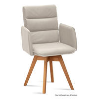 ARMLEHNSTUHL drehbar (8er-Set) Dorri 52x92x60 Eiche geölt/Natur - Eichefarben/Naturfarben, Kunststoff (60/92/52cm) - 58aufmkessel