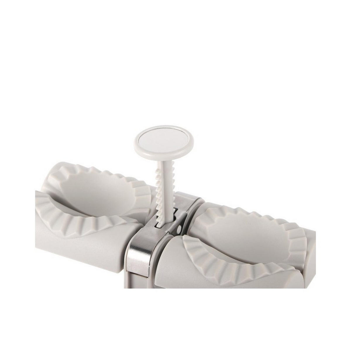 TEIGTASCHENMACHINE Grau 20/18/12 cm E6281 - Grau, Kunststoff (20/18/8cm) - Elitehoff