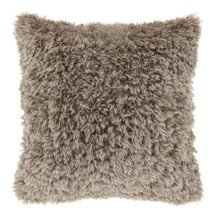 KISSEN Alba - Braun - 45/45/ cm - Taupe, Textil (45/45cm) - Unique Living