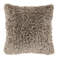 KISSEN Alba - Braun - 45/45/ cm - Taupe, Textil (45/45cm) - Unique Living