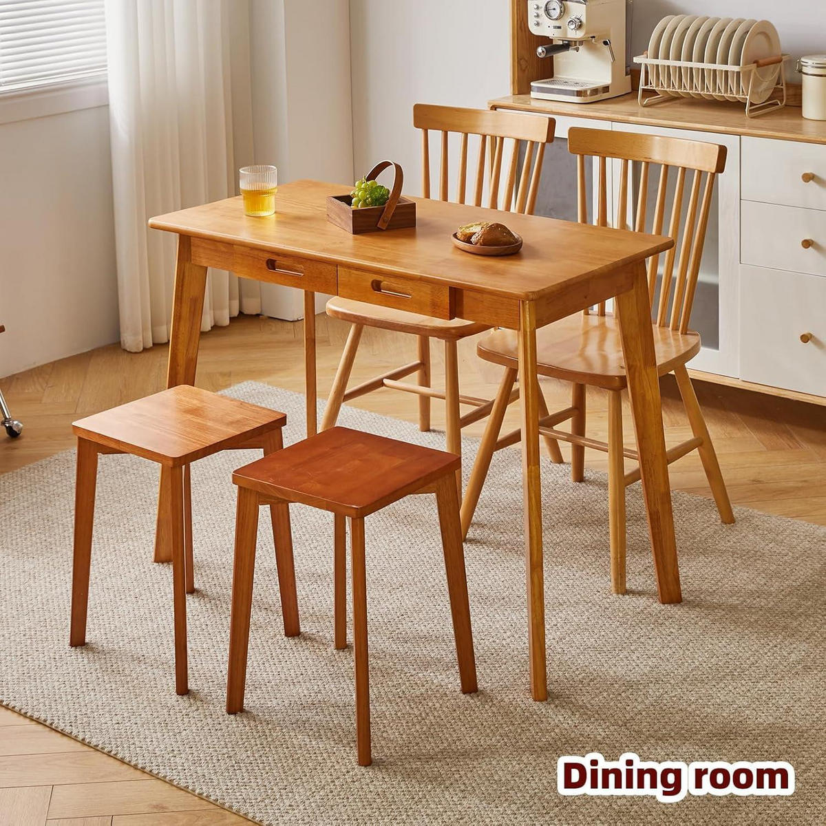 SCHREIBTISCH mit Schublade und Hängestange 100 x 50 x 75 cm Kirschholzfarbe - Braun, Holz (100/50/75cm)