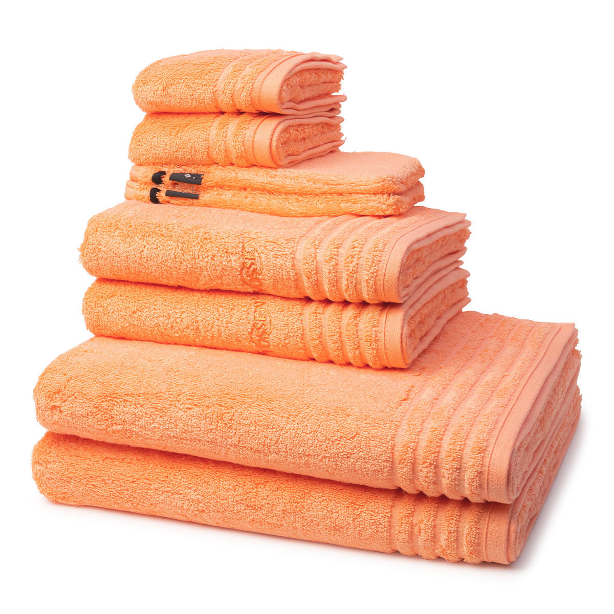 FROTTIERSET Vienna Style Supersoft 8-teilig - Currygelb, Textil (50/100cm) - Vossen