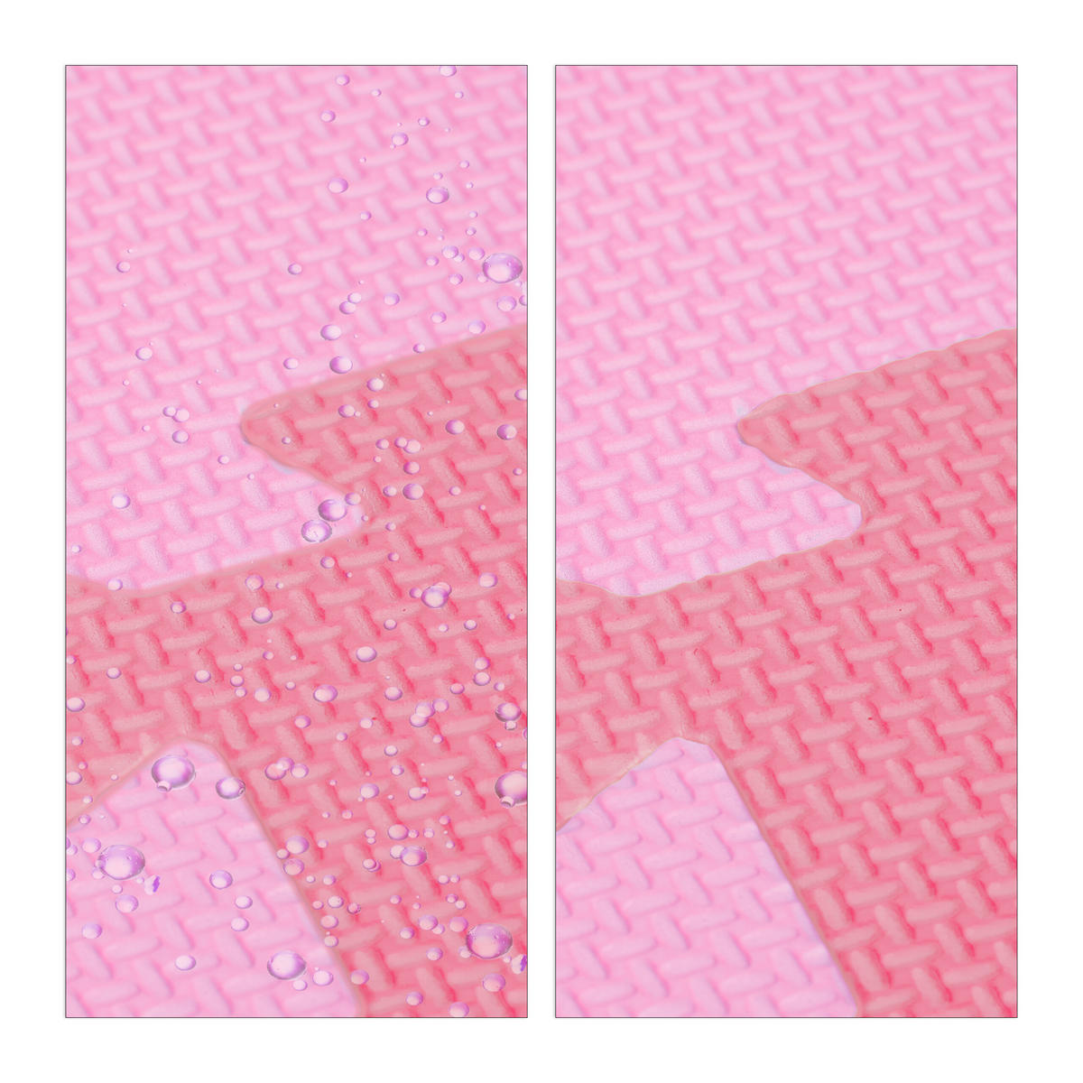 9XPUZZLEMATTE - Pink/Rosa, Kunststoff (32/32cm) - Relaxdays