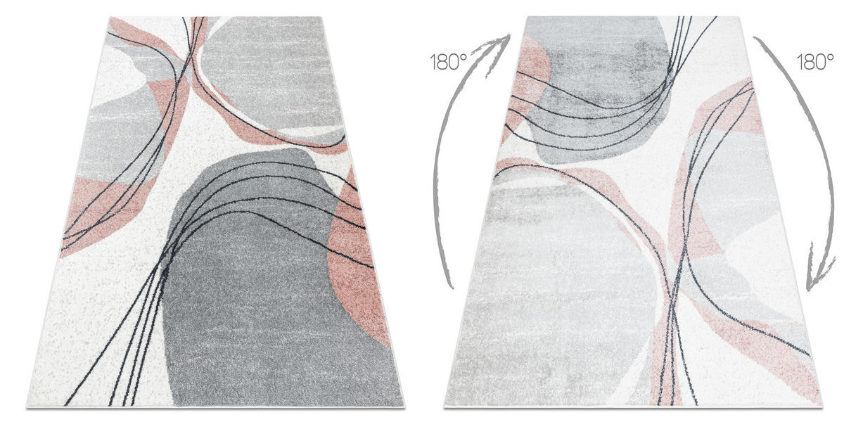 TEPPICH Fusion 120/170 cm - Weiß, Textil (120/170cm) - rugsX