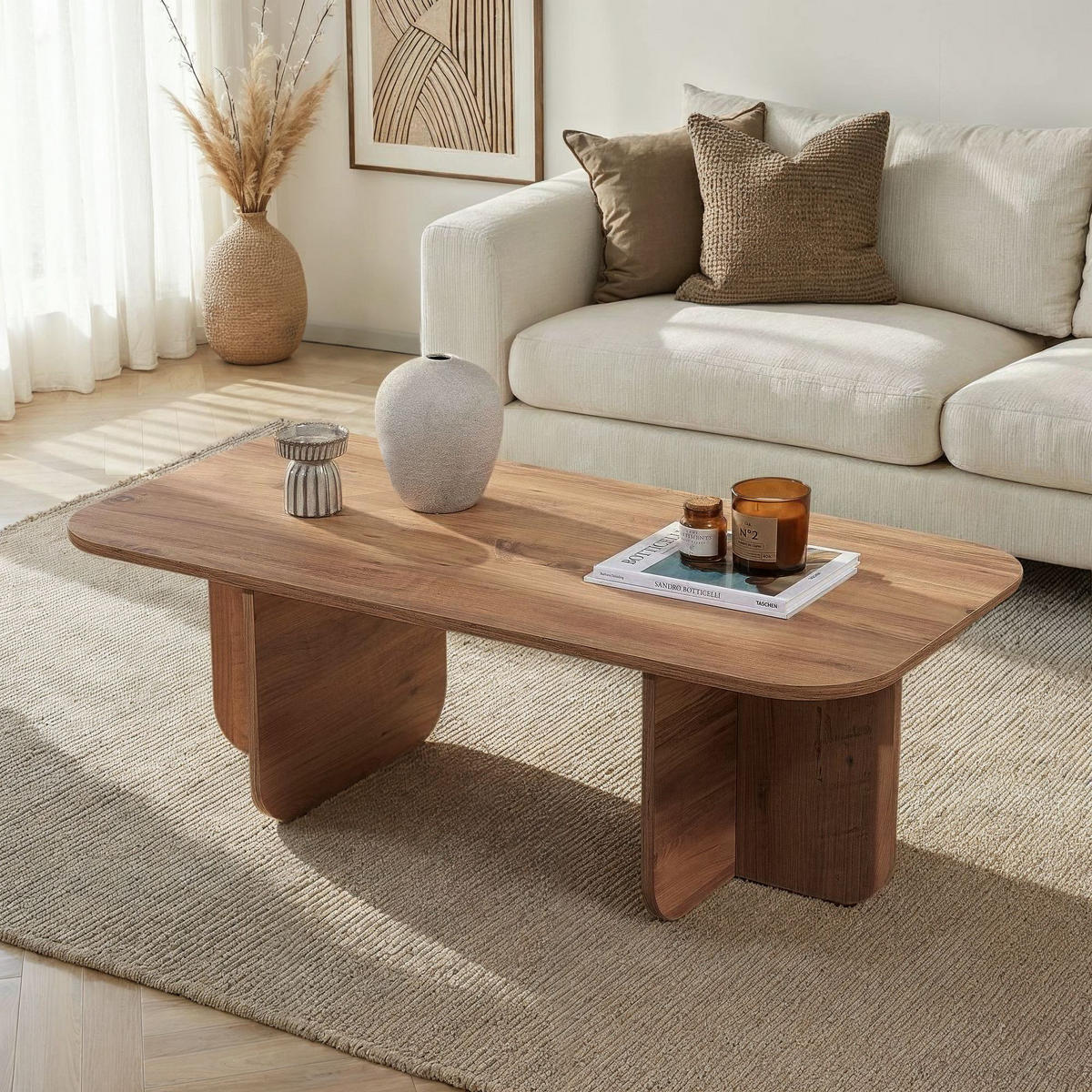 COUCHTISCH akira Braun - Braun, Holz (120/60/41cm) - Habitat Garten