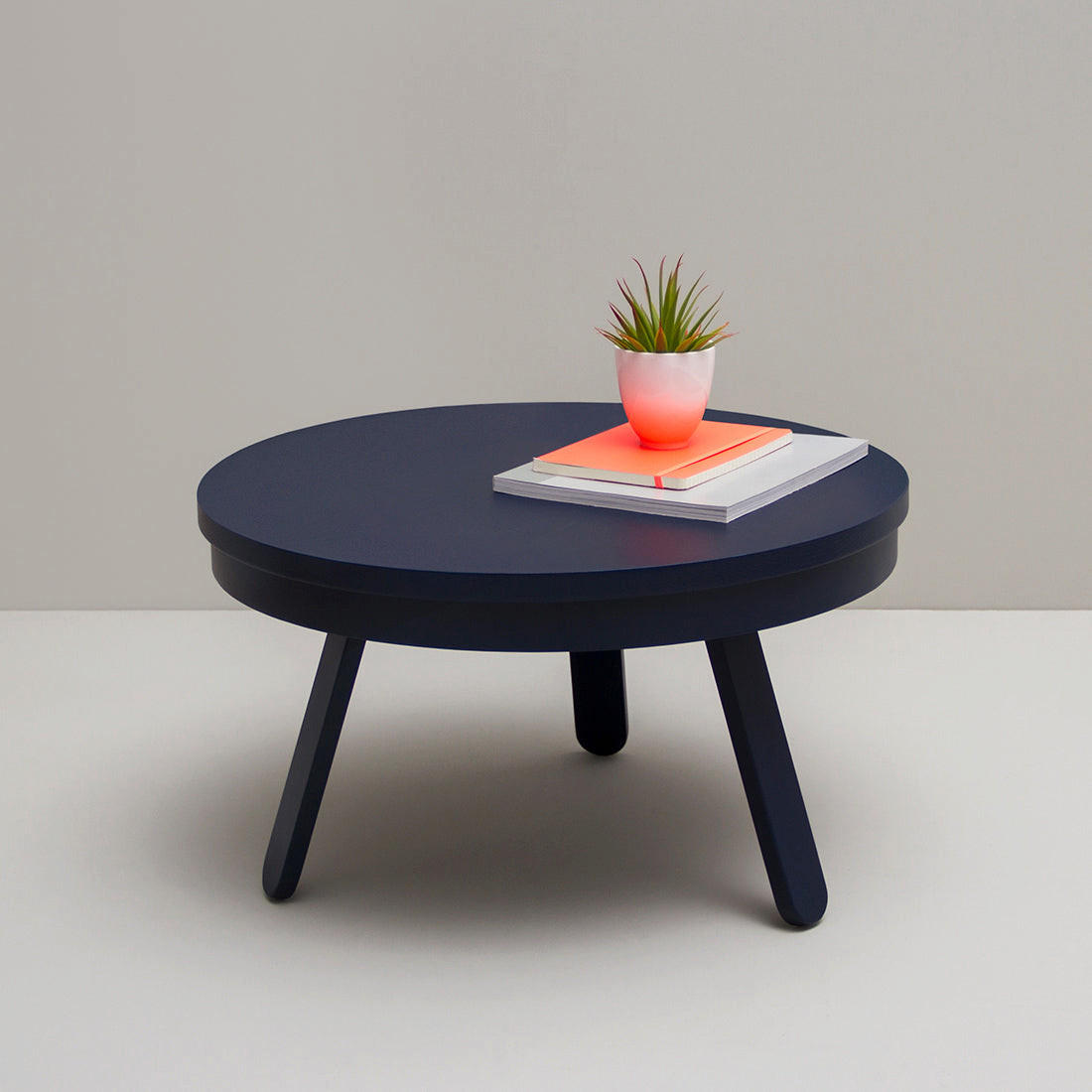 COUCHTISCH Batea M mit Stauraum - Blau, Holz (62/62/35cm) - Woodendot