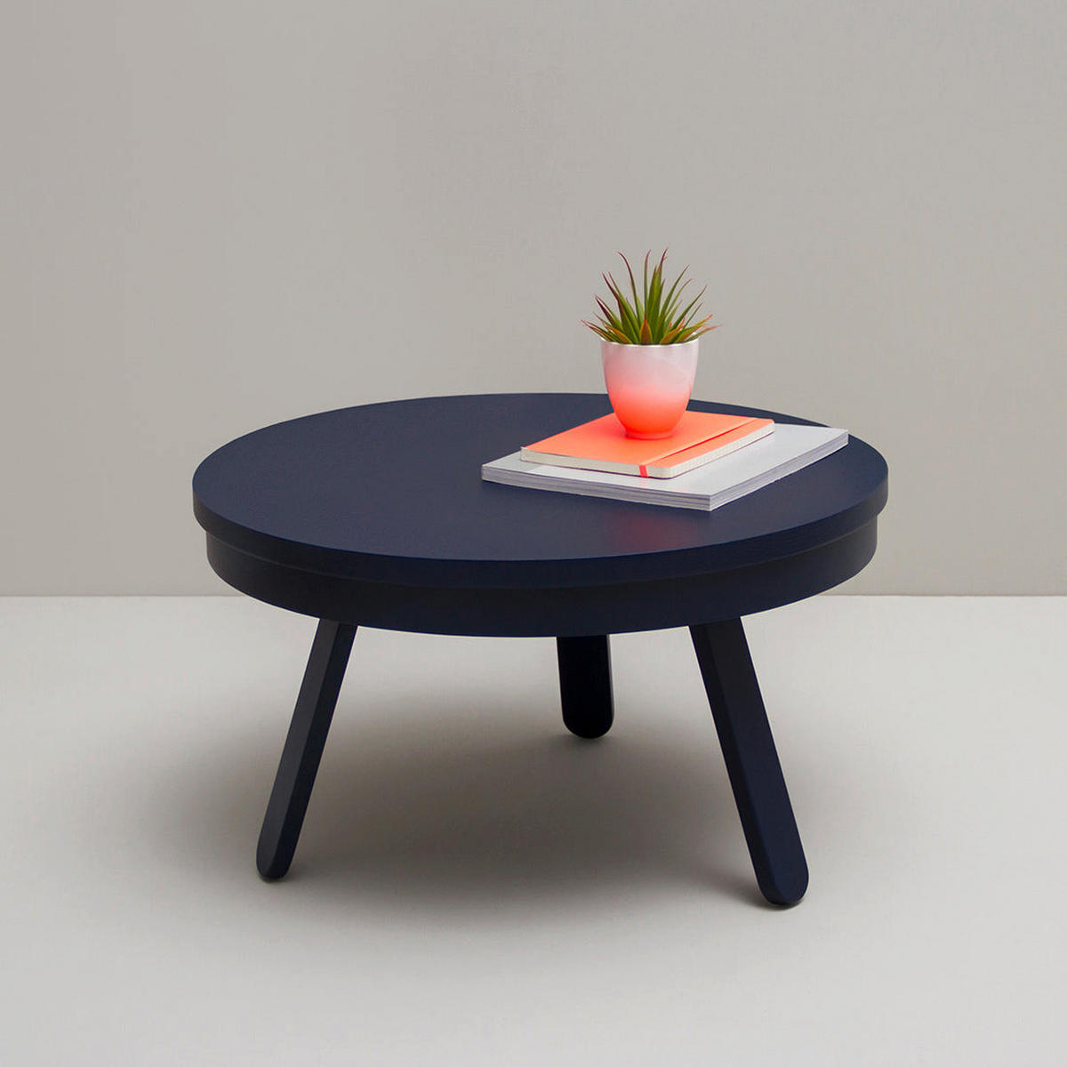 COUCHTISCH Batea M mit Stauraum - Blau, Holz (62/62/35cm) - Woodendot
