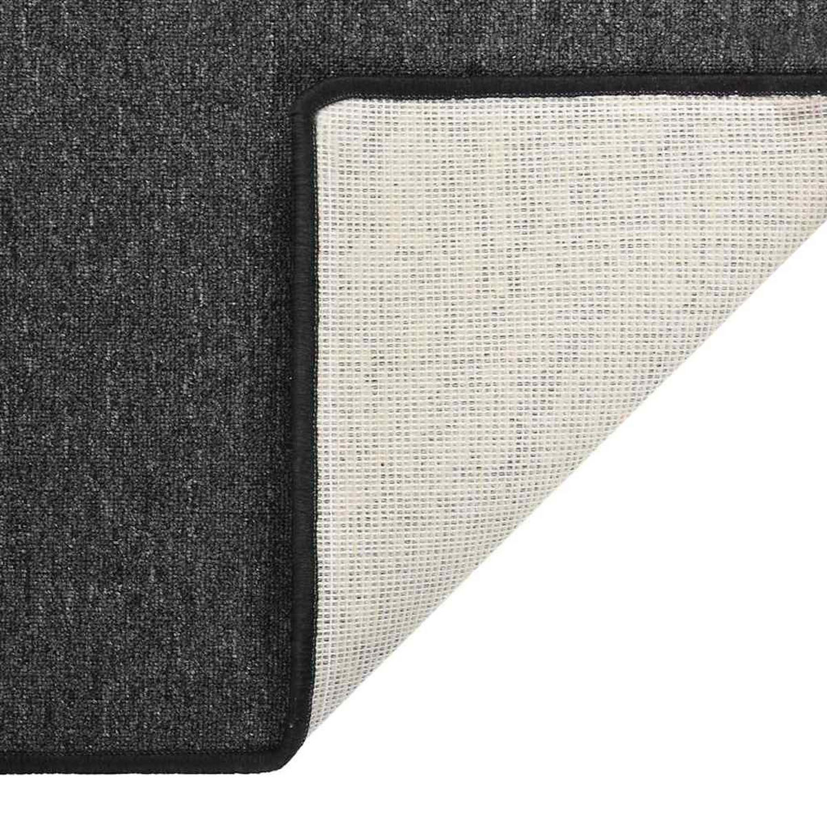 TEPPICHLÄUFER Anthrazit 50/100 Cm - Anthrazit, Kunststoff (100/50cm) - vidaXL