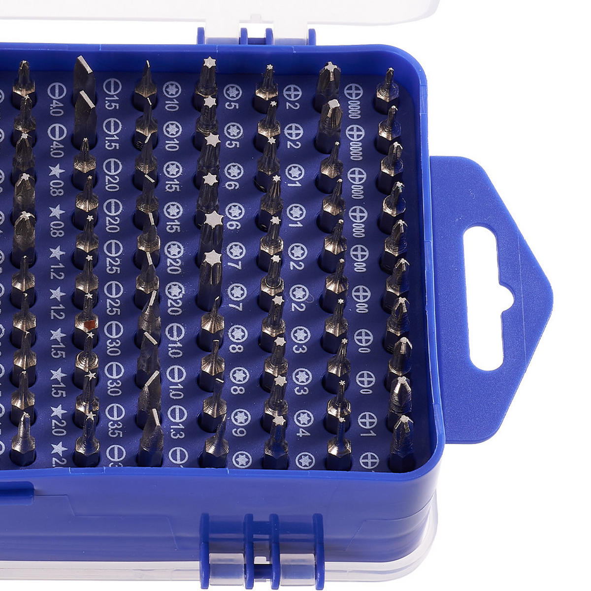 SCHRAUBENDREHER-SET für Feinmechaniker 115-in-1 multifunktionales in Blau - Blau, Metall (10.5/17.8/5.1cm) - Livingandhome