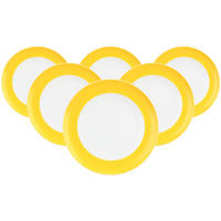 SPEISETELLER Liberty Pure Colors Yellow Glow ø 27 cm 6er Set - Gelb, Keramik (27.3cm) - Seltmann Weiden