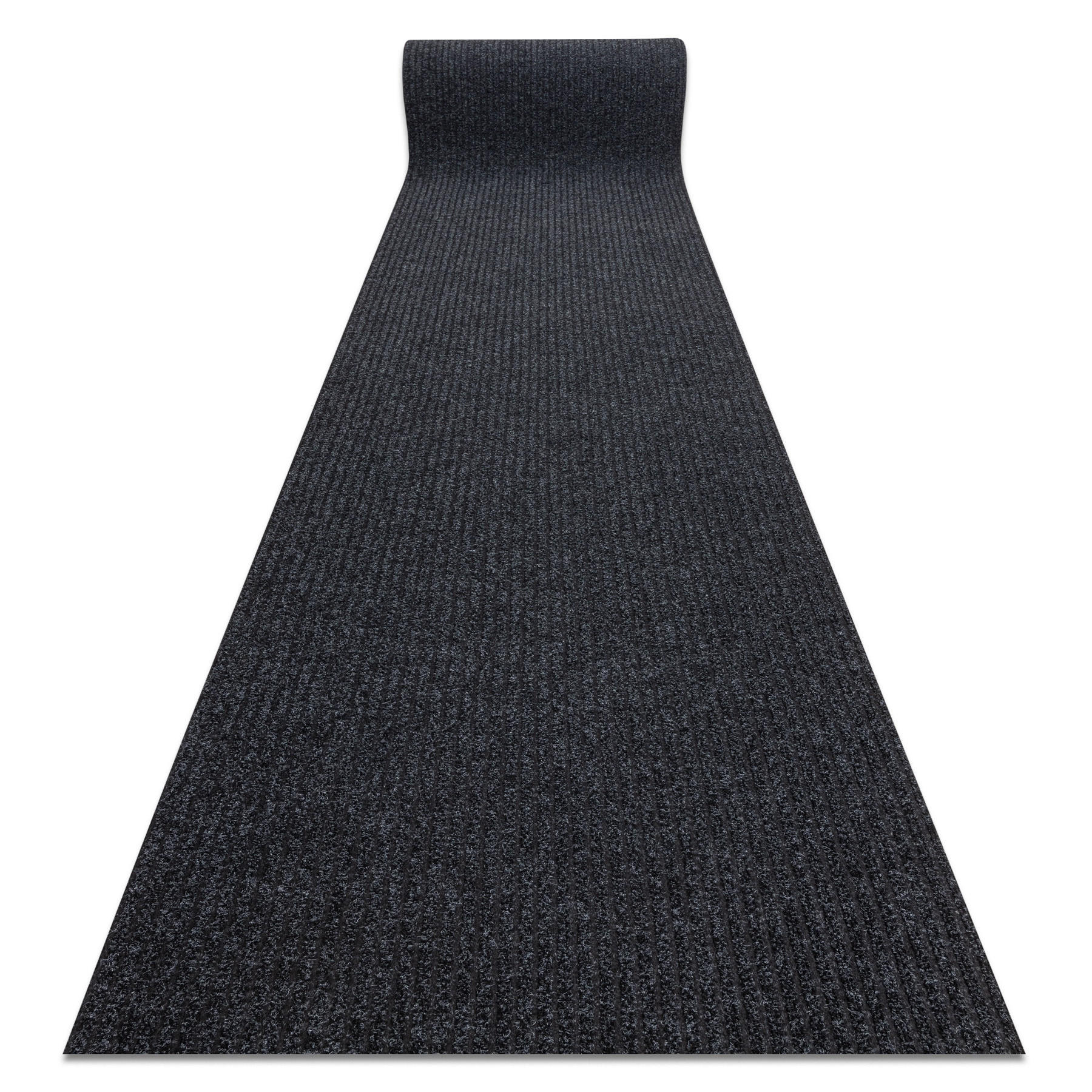 LÄUFER Türmatte rutschfest 80/230 cm - Anthrazit, Textil (80/230cm) - rugsX