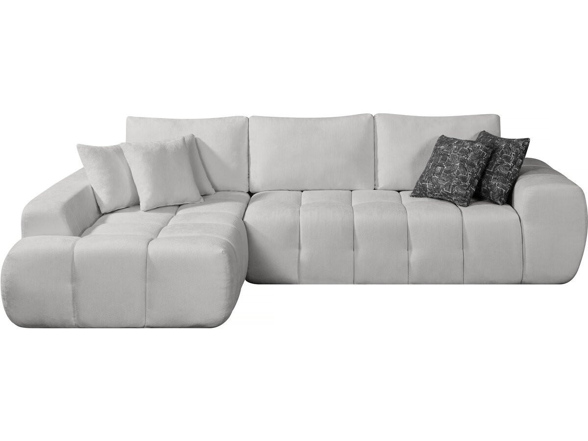 ECKSOFA sidonie Grau - Grau, Textil (188/284cm) - Habitat Garten