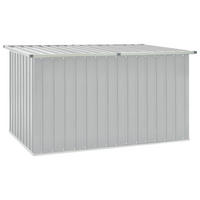 GARTENBOX GRAU 171X99X93 CM - Grau, Metall (91/93/161cm) - vidaXL