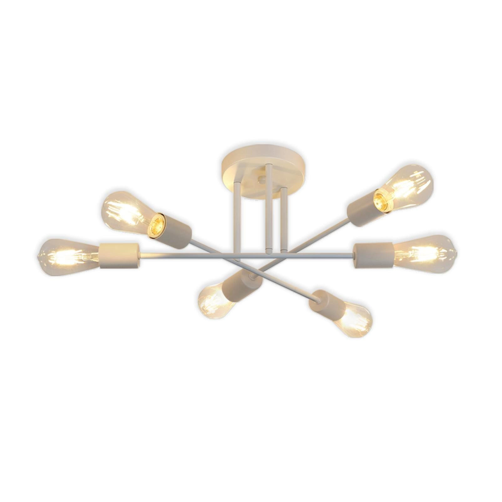 DECKENLEUCHTE Aetheryn 45/40/20.5 cm - Weiß, Metall (45/40/20.5cm) - ZMH