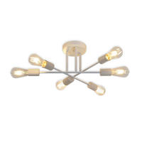 DECKENLEUCHTE Aetheryn 45/40/20.5 cm - Weiß, Metall (45/40/20.5cm) - ZMH