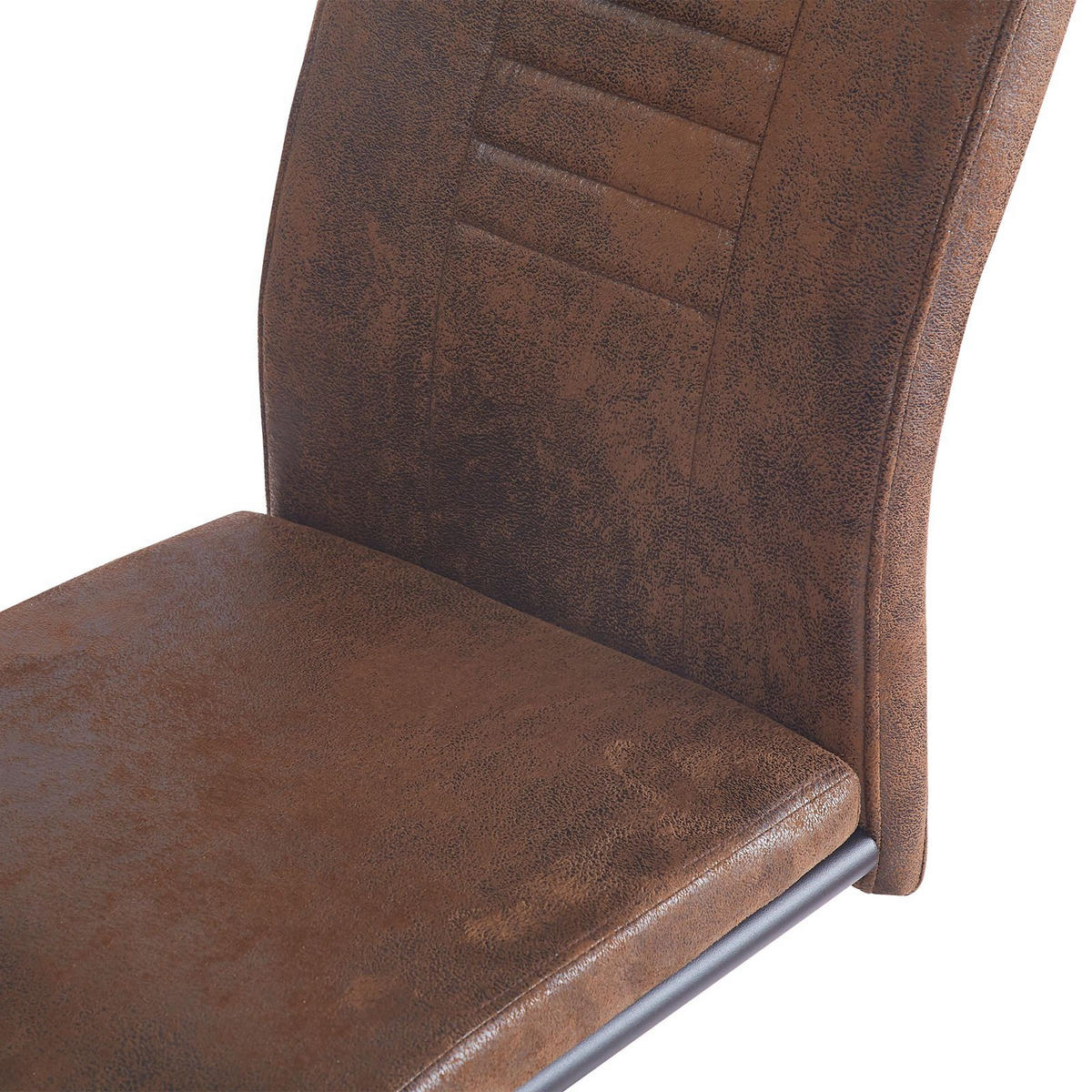 ESSGRUPPE VIDAGO ALBA 5er Set schwarz, Wildeiche, Vintage - Schwarz, Holzwerkstoff - IDIMEX