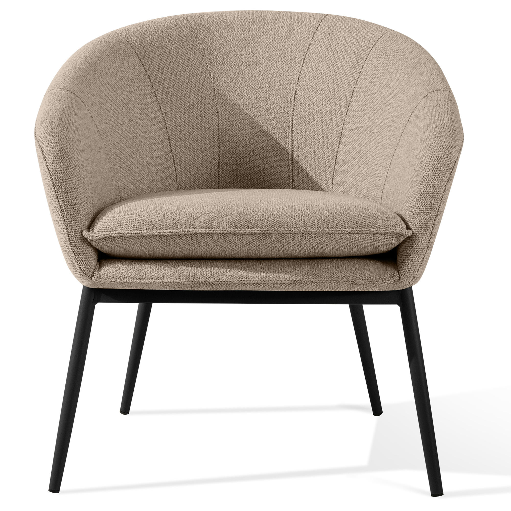 Konsimo® Gartensessel Hellbraun 69x76x66 cm