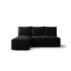 ECKSOFA mit Schlaffunktion SAVIO MINI Poso 135 Links - Schwarz, Textil (200/140cm) - Bedante
