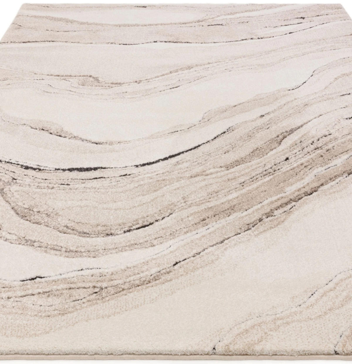 TEPPICH Flachgewebe SWELL Beige 120 x 170 cm - Beige, Textil (120/170cm) - Novatrend