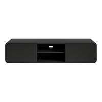 TV-HÄNGEBOARD Oro Schwarz mit 2 Schubladen 154 cm - Schwarz, Holzwerkstoff (154/32.4/40cm) - Selsey
