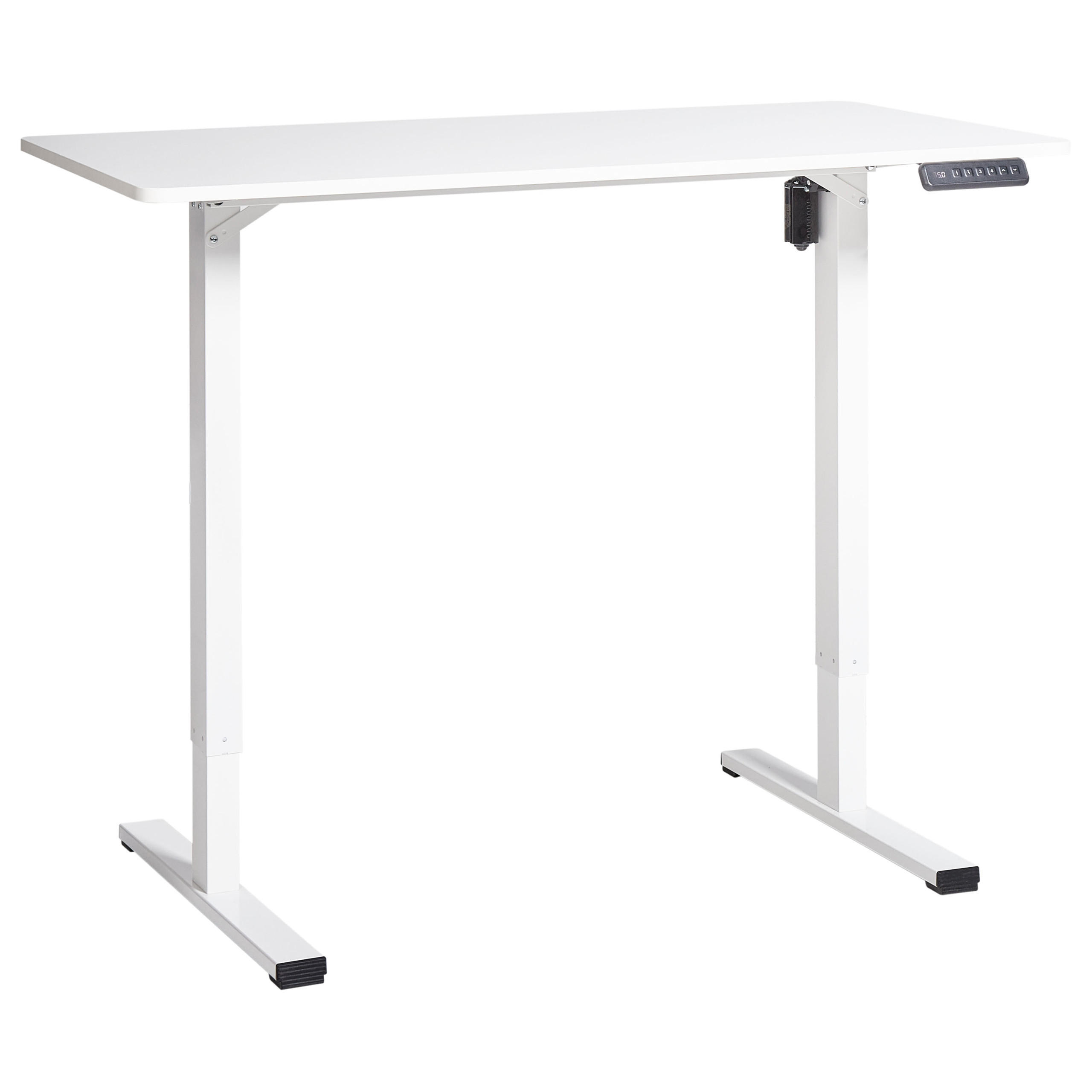 Beliani Schreibtisch Weiß 120x75x60 cm
