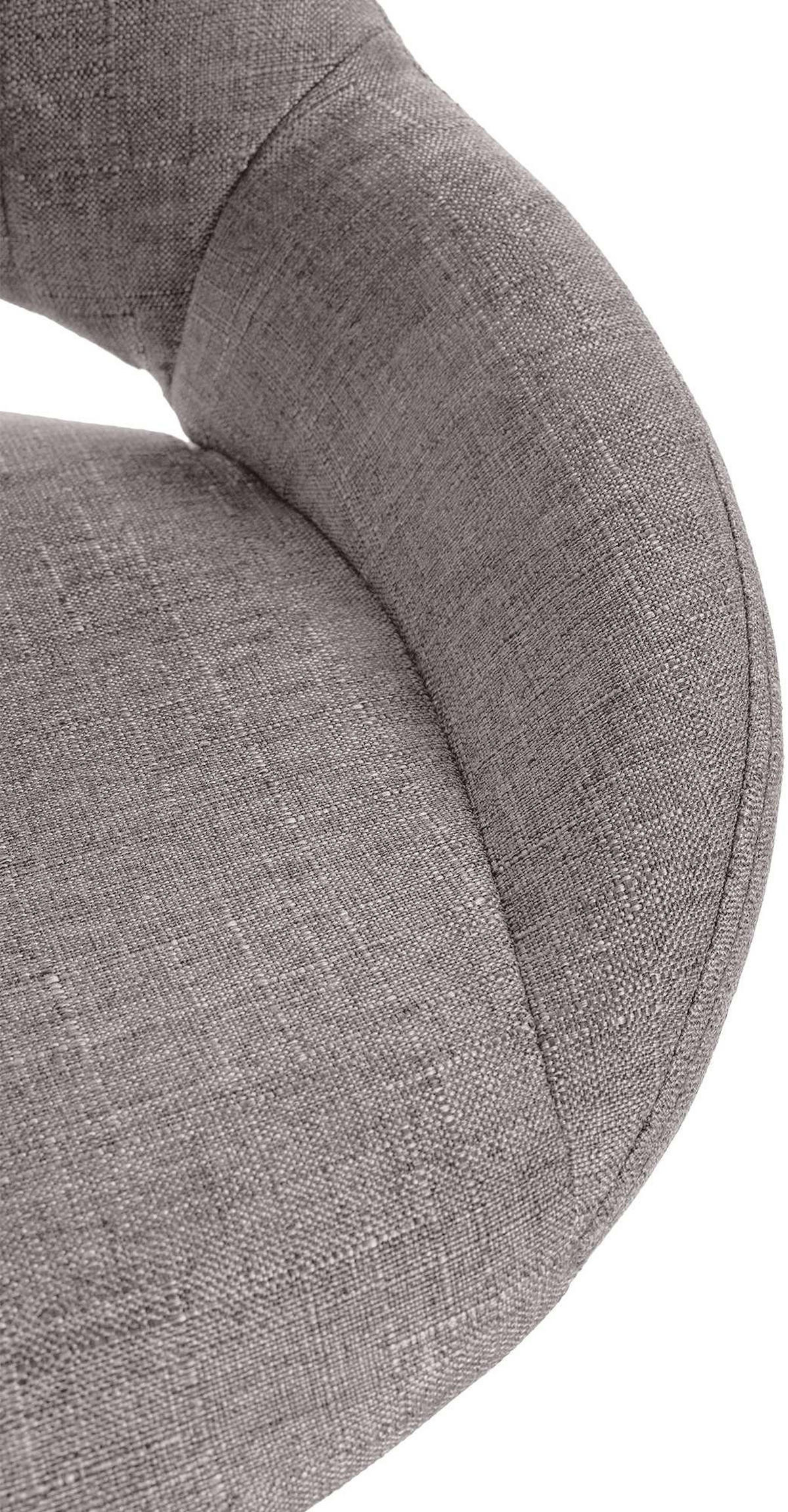 BARHOCKER 2er Set Stoff grau - Grau, Textil (47/85/48cm) - CLP