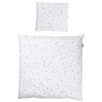 BABYBETTWÄSCHE Sternenzauber grau 80 x 80 cm - Weiß, Textil (80/80cm) - Roba