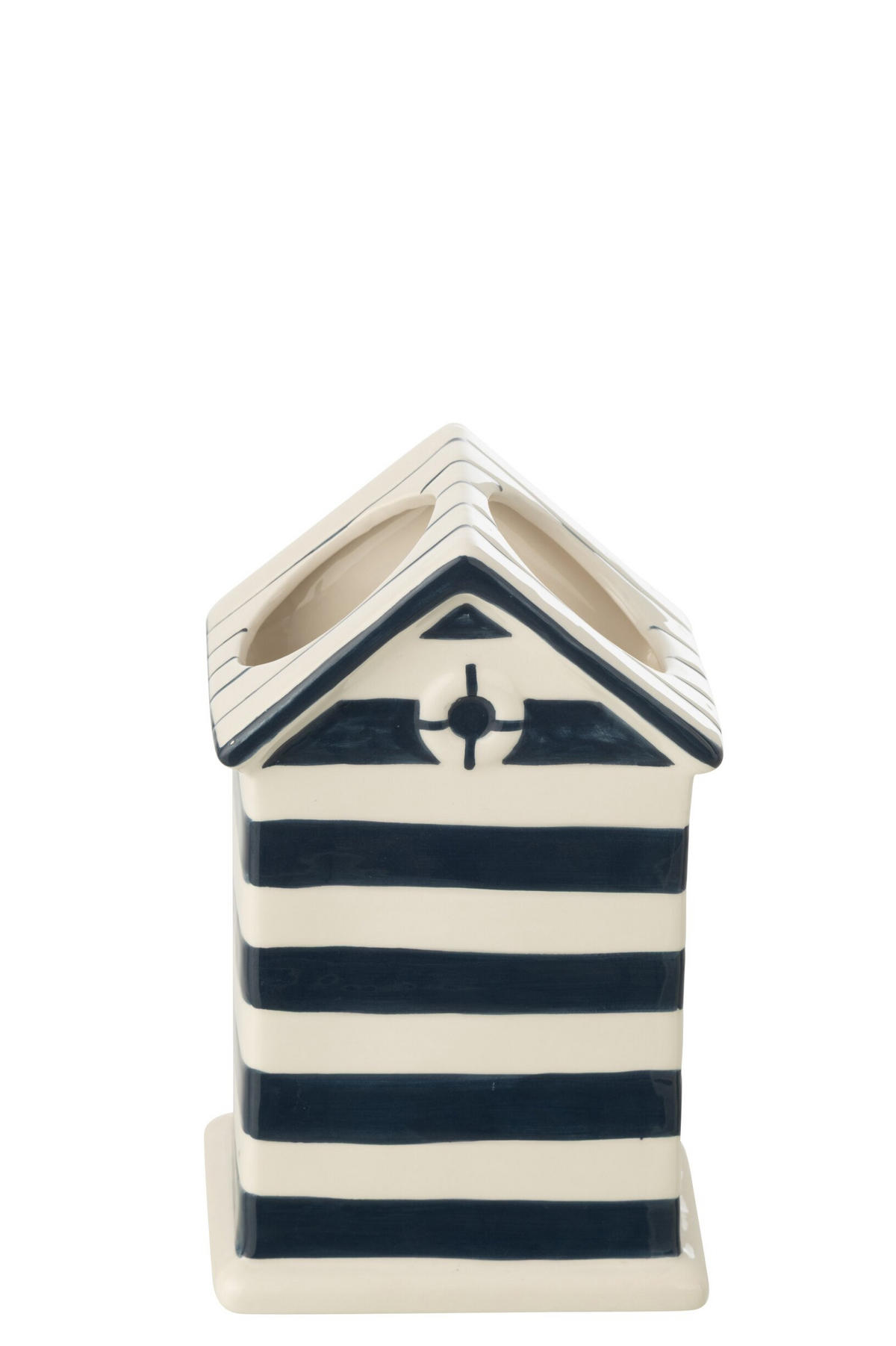 BLUMENTOPF BEACH HOUSE - Blau, Keramik (10/20.5cm) - J-Line