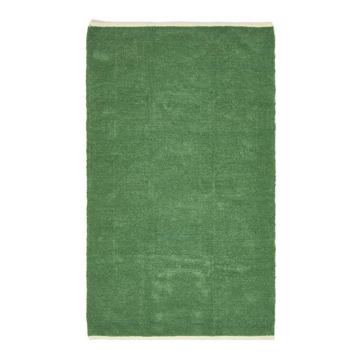 HANDWEBTEPPICH Chenille 60/100 cm - Dunkelgrün, Textil (60/100cm) - Homescapes