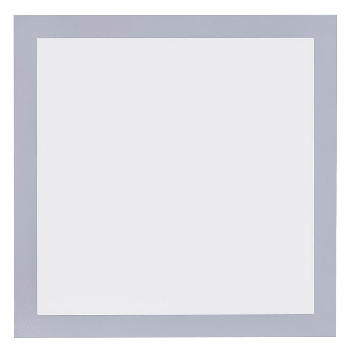 LED AUFBAU PANEL FLAT Weiß Metall Kunststoff - Weiß, Metall (29.5/29.5/6cm)