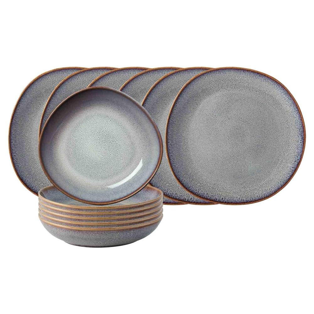 TAFEL-SET Lave Beige 12er Set - Beige, Keramik (2/2/2cm) - like.Villeroy & Boch